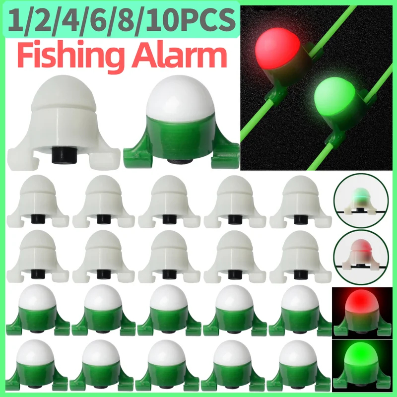 Bite Indicator - 2-8 pièces Alarme de pêche nocturne