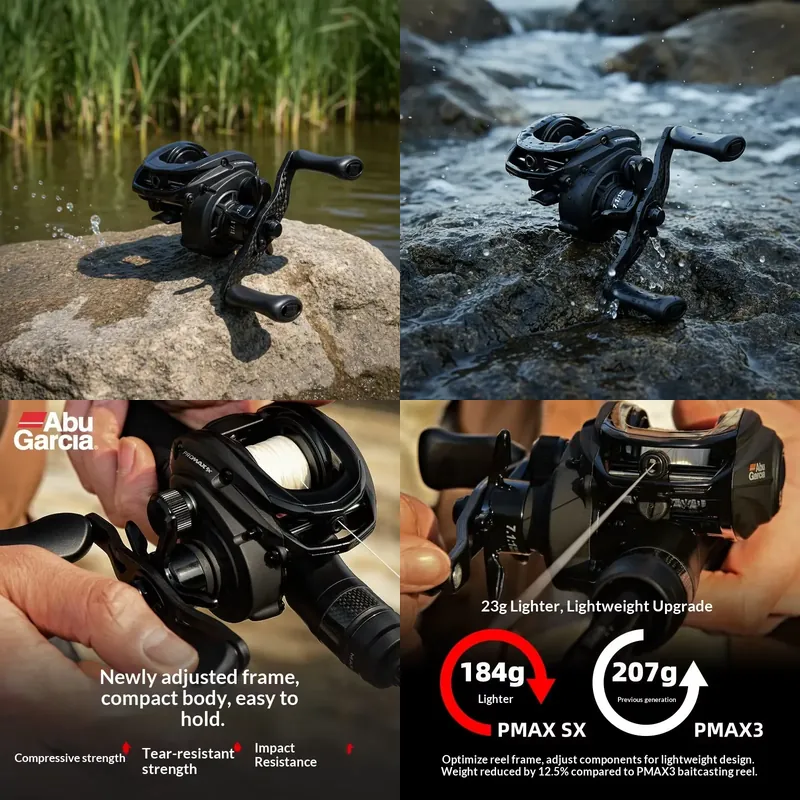 Abu Garcia Reel Max - Moulinets de baitcasting ZGLY Abu Garcia