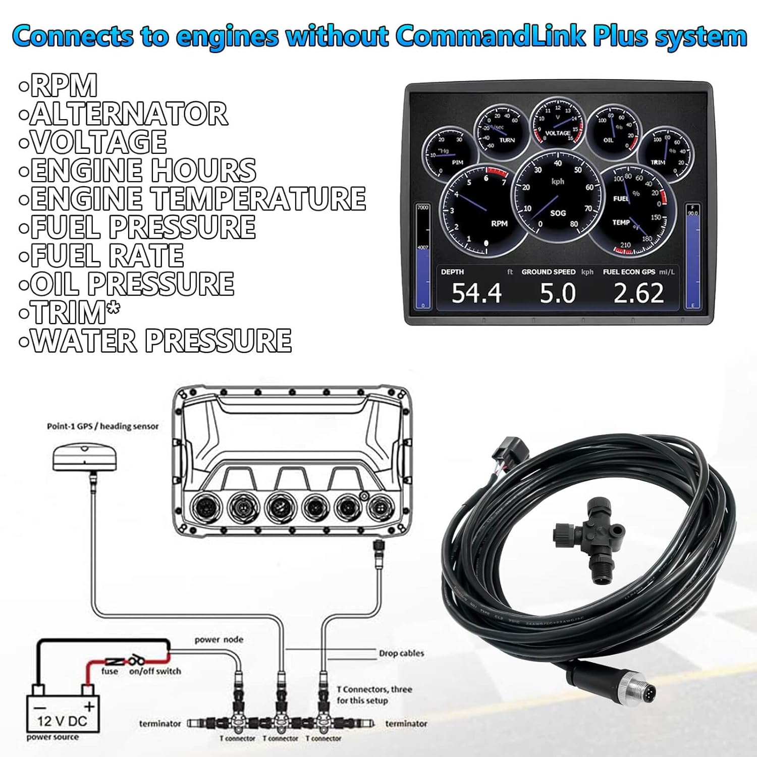 Câble d'interface moteur NMEA2 - Fish Finder Cable avis et prix