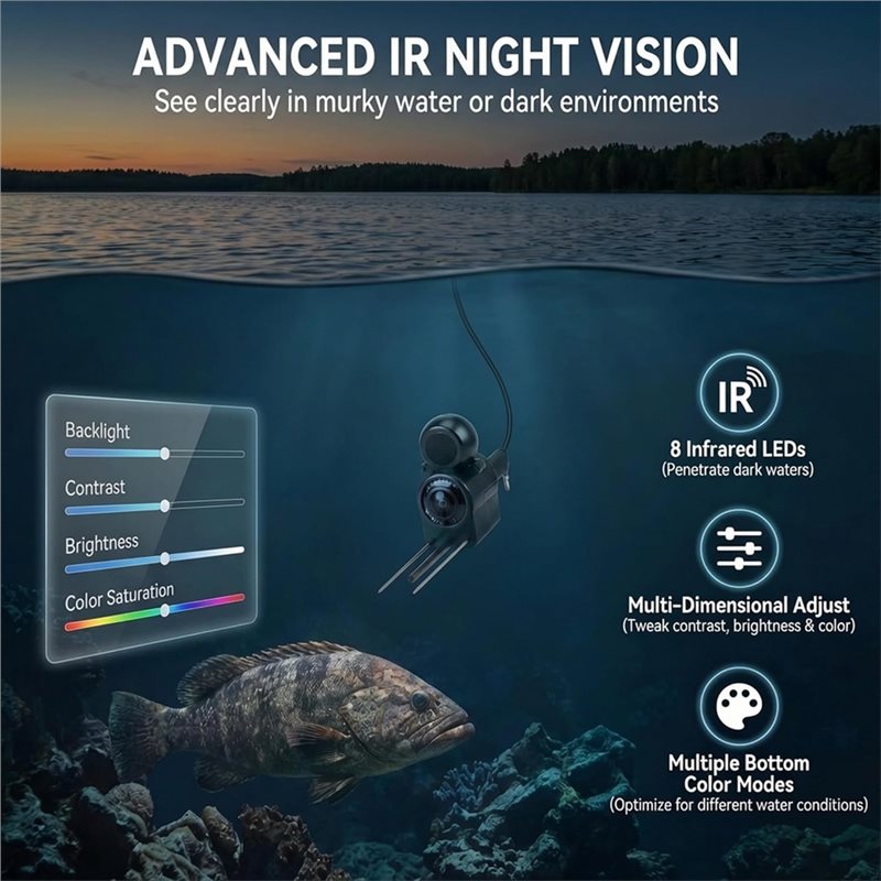 Caméra de pêche sous-marine AA - Fish Finder Portable avis et prix