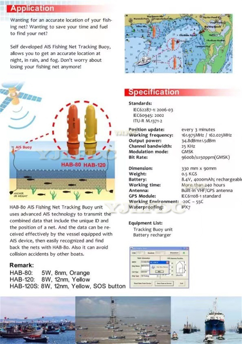 HAB-120S bouée de pêche mètre  - Fishing Gps avis et prix