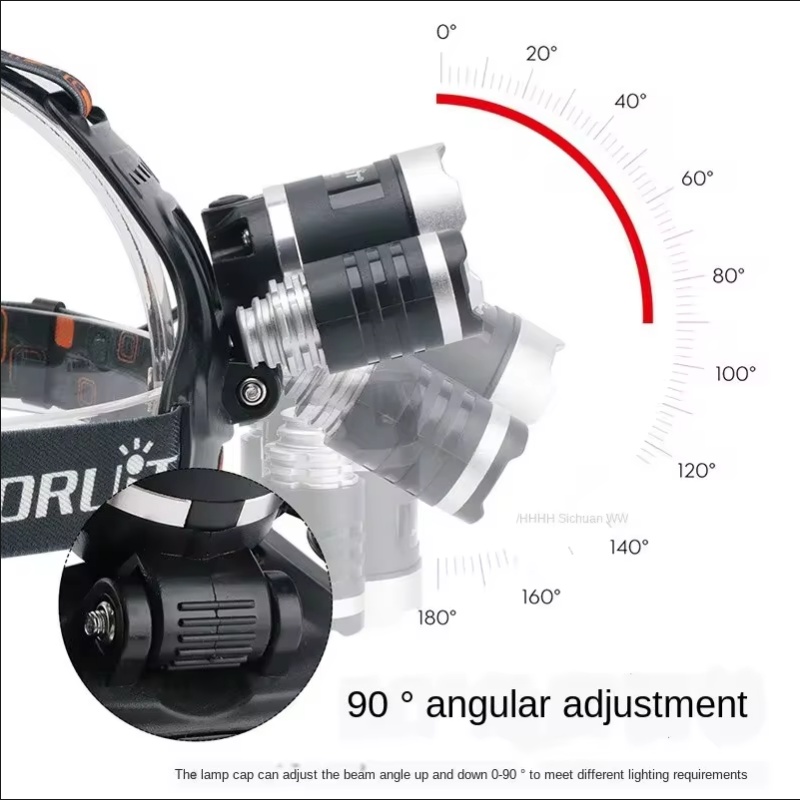Lampe frontale LED haute puiss - Fish Finder Battery avis et prix